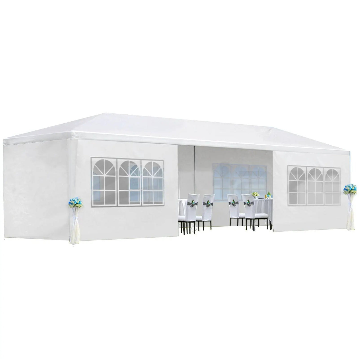 10X30' Wedding Party Canopy Tent Outdoor Gazebo With Removable Sidewalls by HouseOfZazla