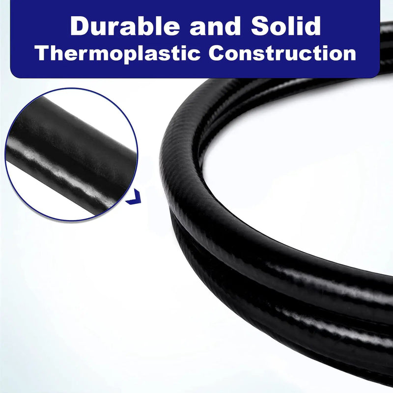 Flame King Thermo Plastic Hose Assembly for LP and Natural Gas, 32 Inch, 3/8 Inch by Flame King Products