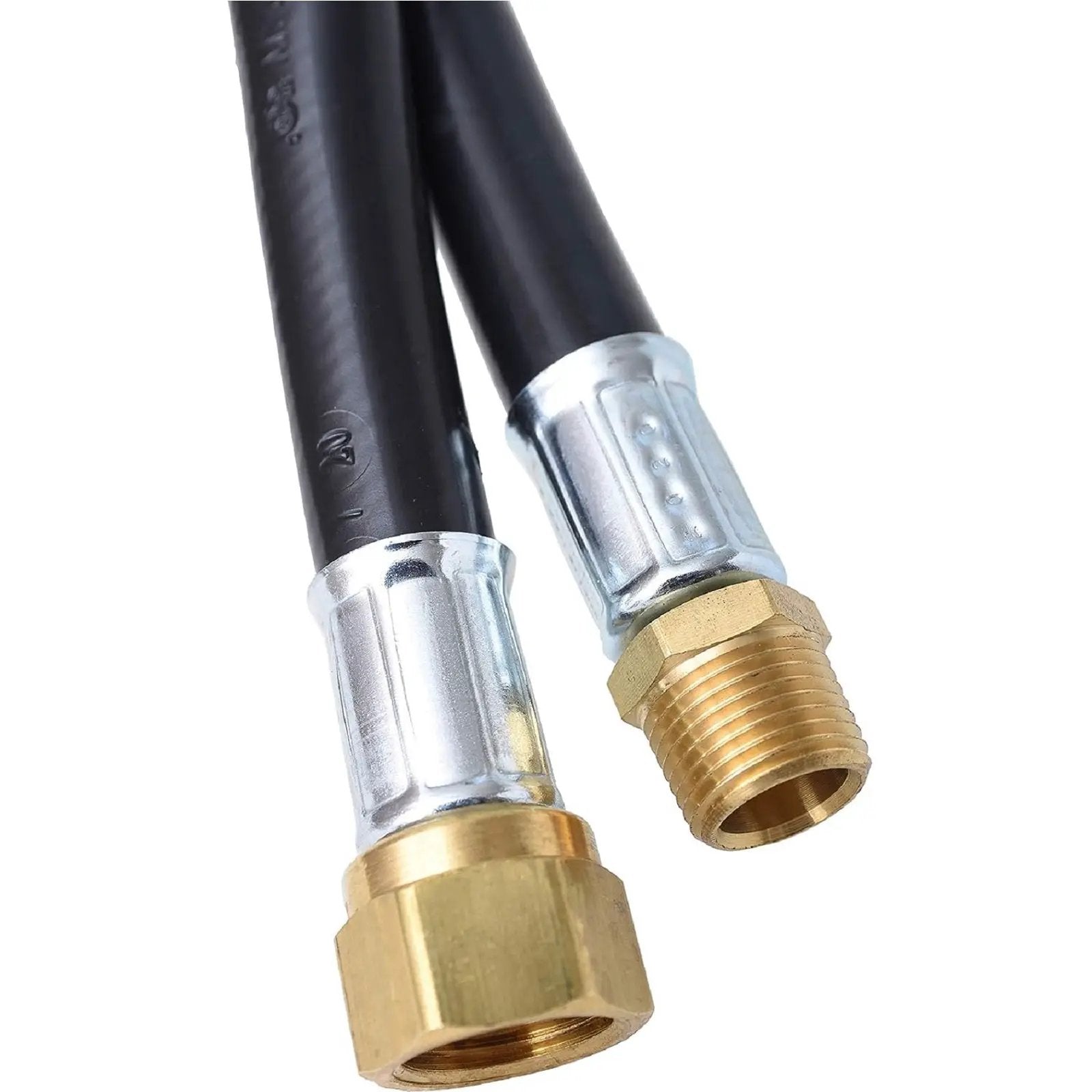 Flame King Thermo Plastic Hose Assembly for LP and Natural Gas, 96 Inch, 3/8 Inch by Flame King Products