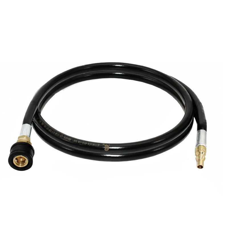 Flame King RV, Van, Trailer, Dual Quick Connect Hose, LP Gas Only, 72 Inch, 1/4 Inch by Flame King Products