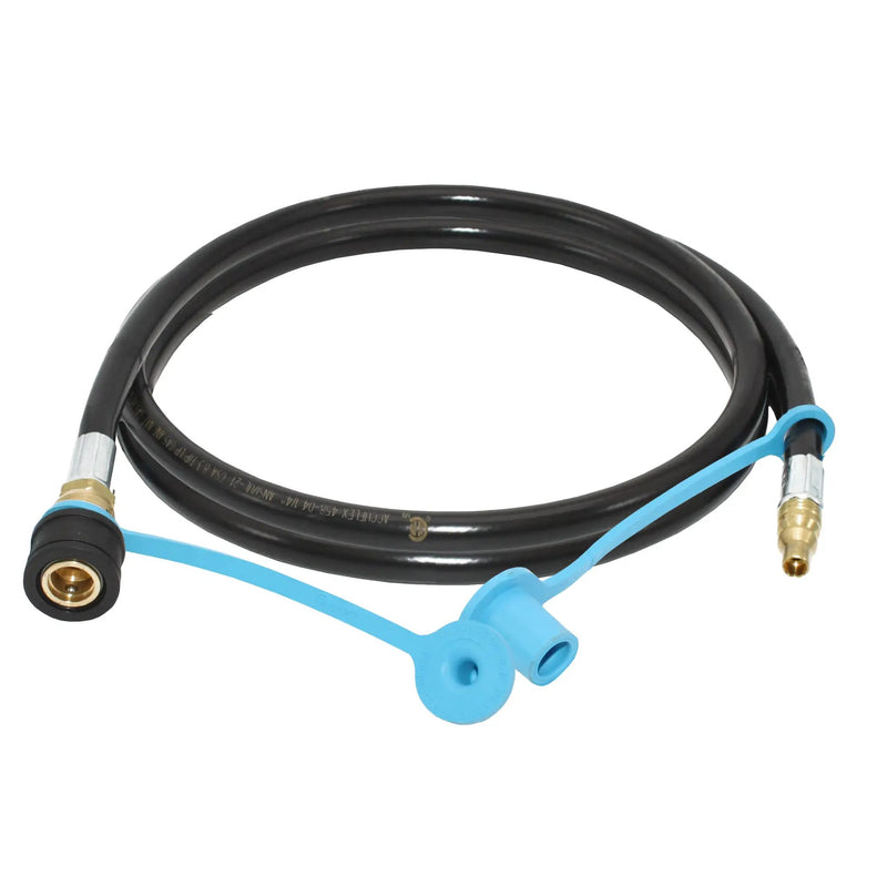 Flame King RV, Van, Trailer, Dual Quick Connect Hose, LP Gas Only, 72 Inch, 1/4 Inch by Flame King Products
