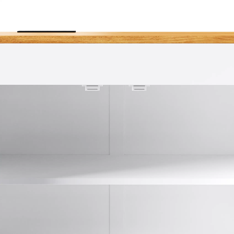 K&K 74.8" Kitchen Island with Extendable Dining Table by HouseOfZazla