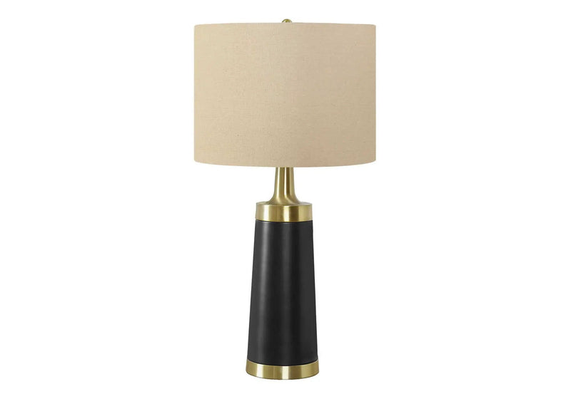 Lighting, Table Lamp, Resin, Contemporary - Black / Cream by HouseOfZazla