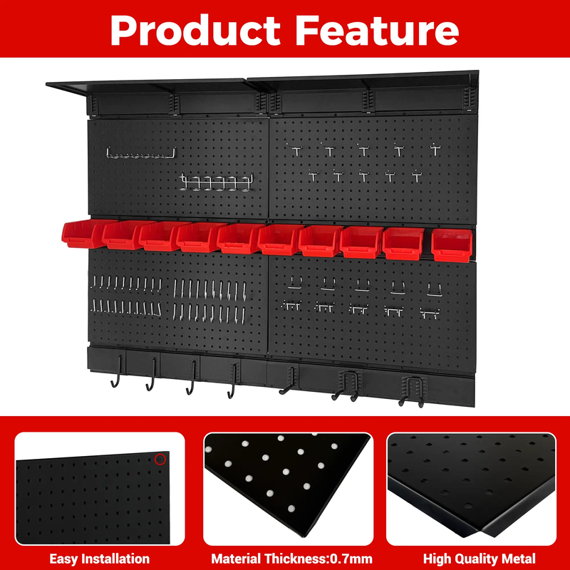 Pegboard Wall Organizer by HouseOfZazla