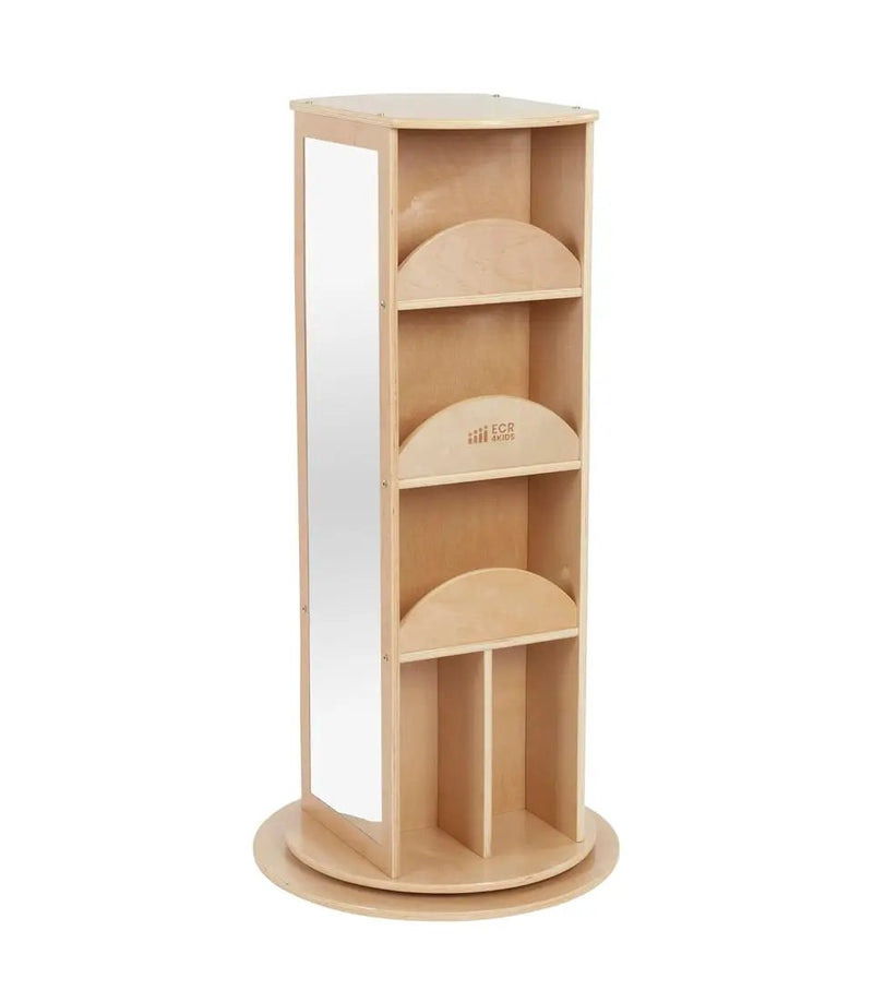 Slightly Used ECR4Kids Rotating Dress-Up Carousel, Costume Organizer, Natural by Selzalot