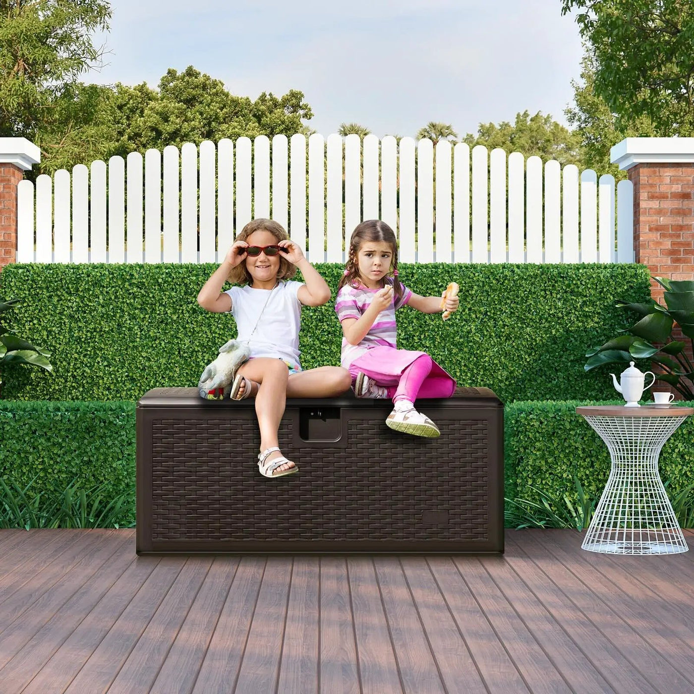 31/73/100 Gallon All Weather Storage Container with Lockable Lid by DirectDeals