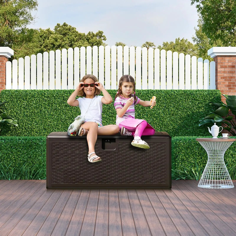31/73/100 Gallon All Weather Storage Container with Lockable Lid by DirectDeals