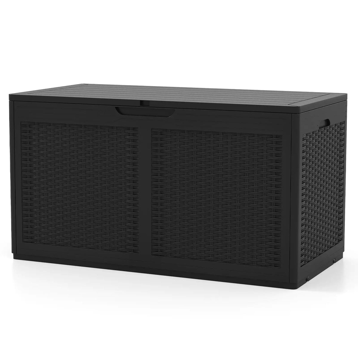 100 Gallon Resin Deck Box Outdoor Waterproof Storage Bench by DirectDeals