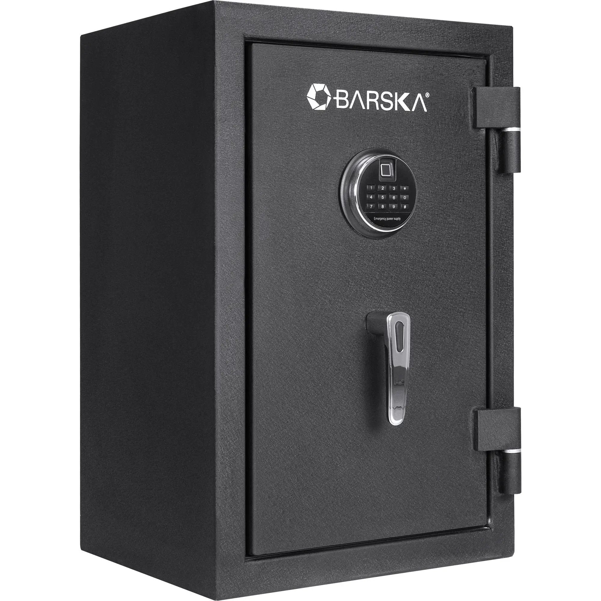2.02 Cubic Ft Biometric Keypad Fire Resistant Safe - Black by HouseOfZazla