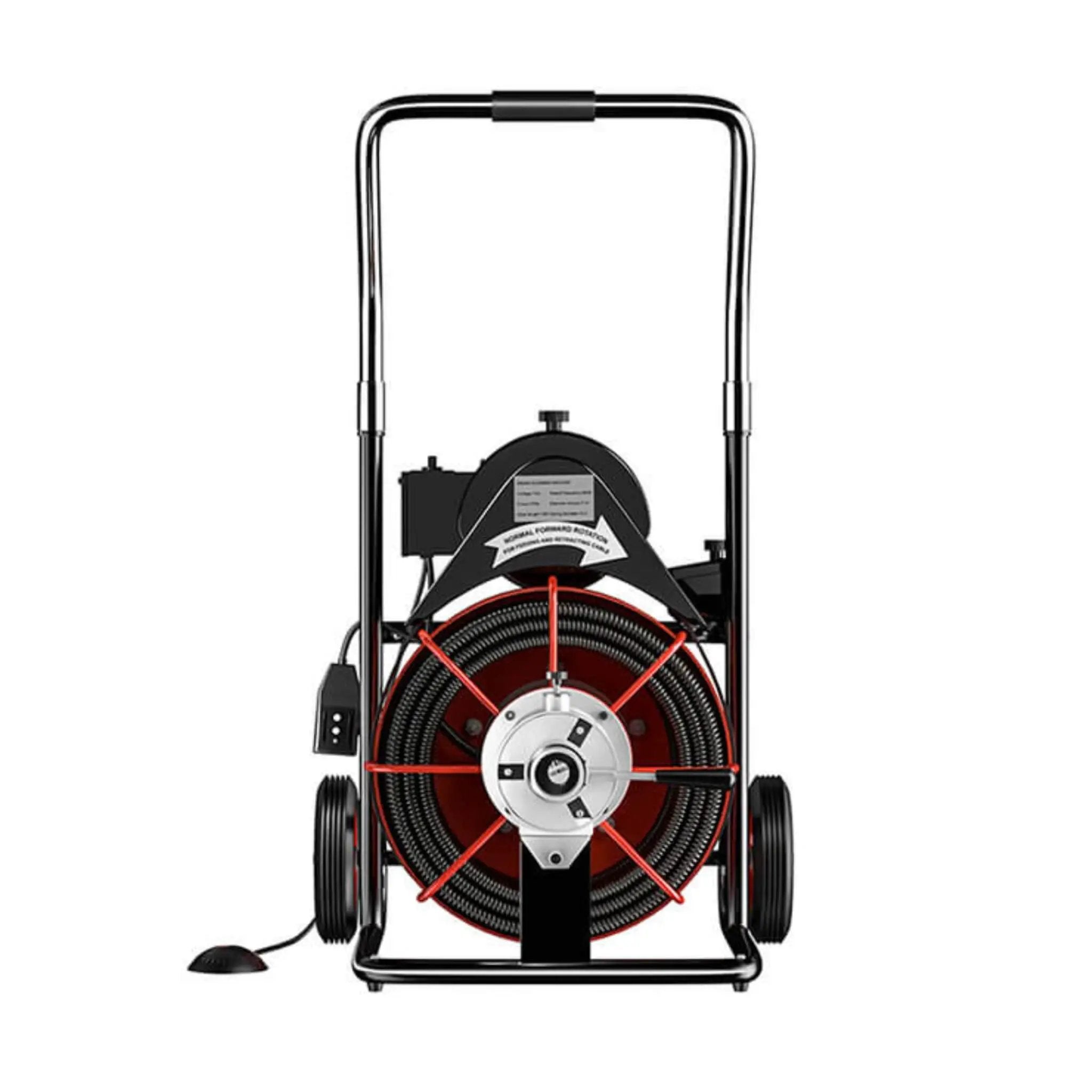 [100FTX3/8"] Electric Sewer Drain Cleaner Snake Clog Machine W/ Cutter (SAK53785) by SAKSBY WHOLESALE