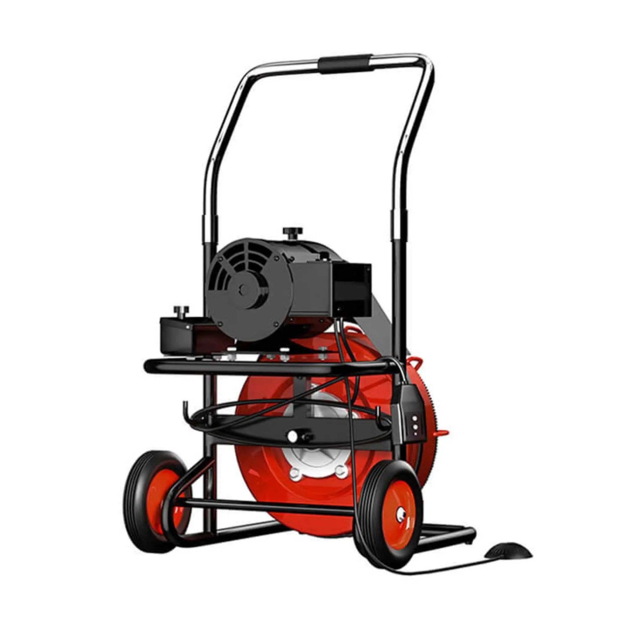 [100FTX3/8"] Electric Sewer Drain Cleaner Snake Clog Machine W/ Cutter (SAK53785) by SAKSBY WHOLESALE