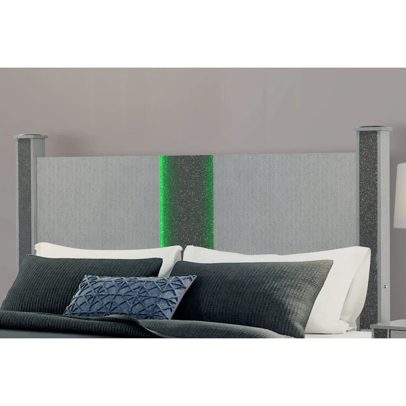 Lorenzo - Bed With Speakers And Glittered Detailing by HouseOfZazla