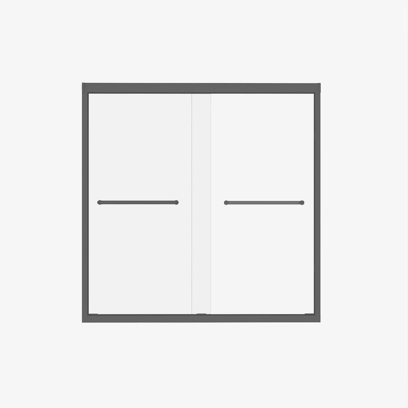 Double Sliding Shower Door With Explosion Proof Film