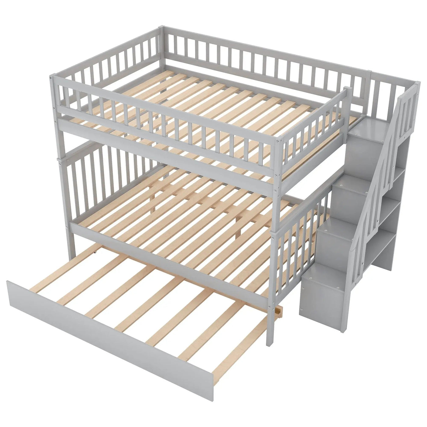 Bunk Bed With Staircase by HouseOfZazla