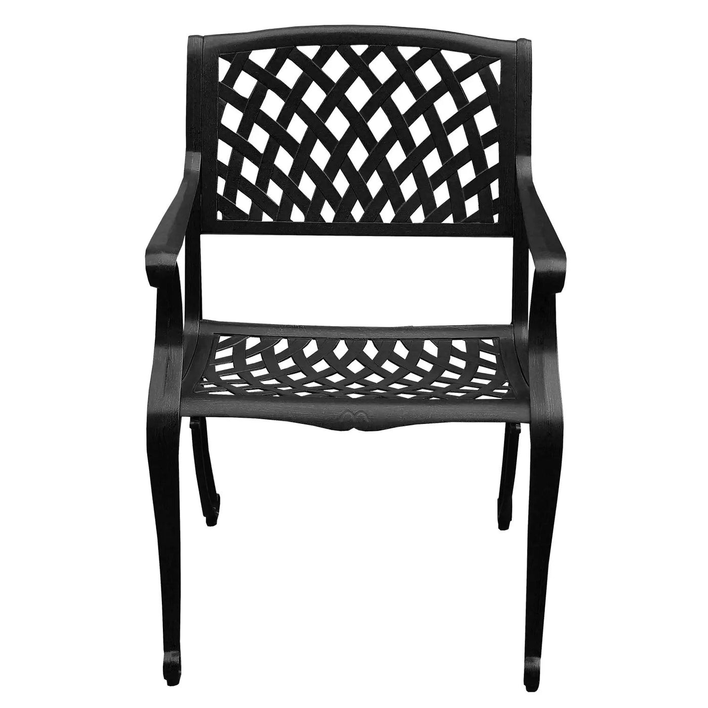 Outdoor Aluminum 9pc Large Oval Patio Dining Set and Eight Chairs by Sharicks