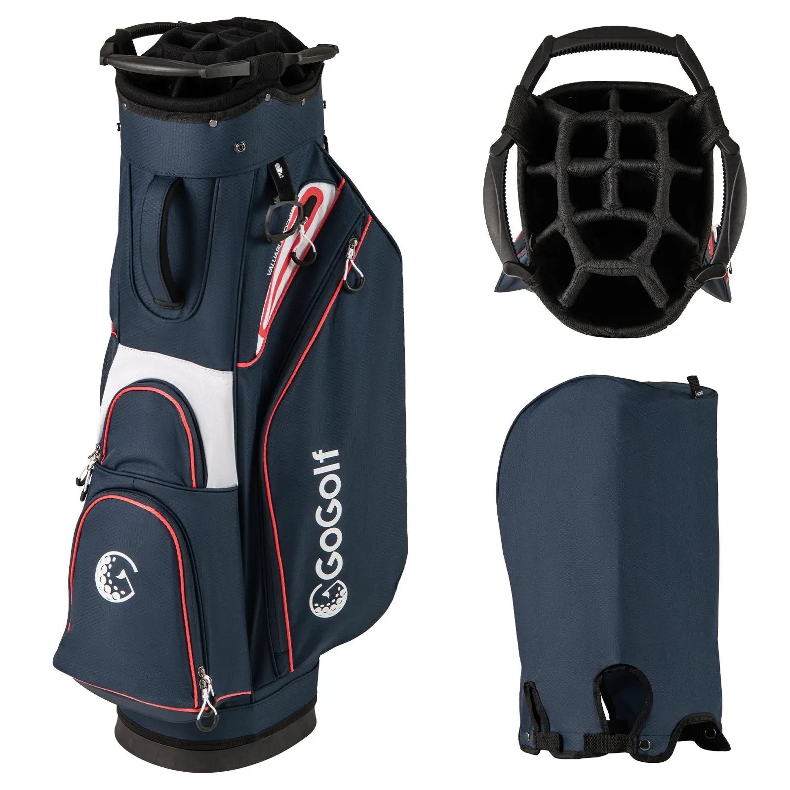 Golf Cart Bag Lightweight Portable Golf Club Organizer Bag by DirectDeals