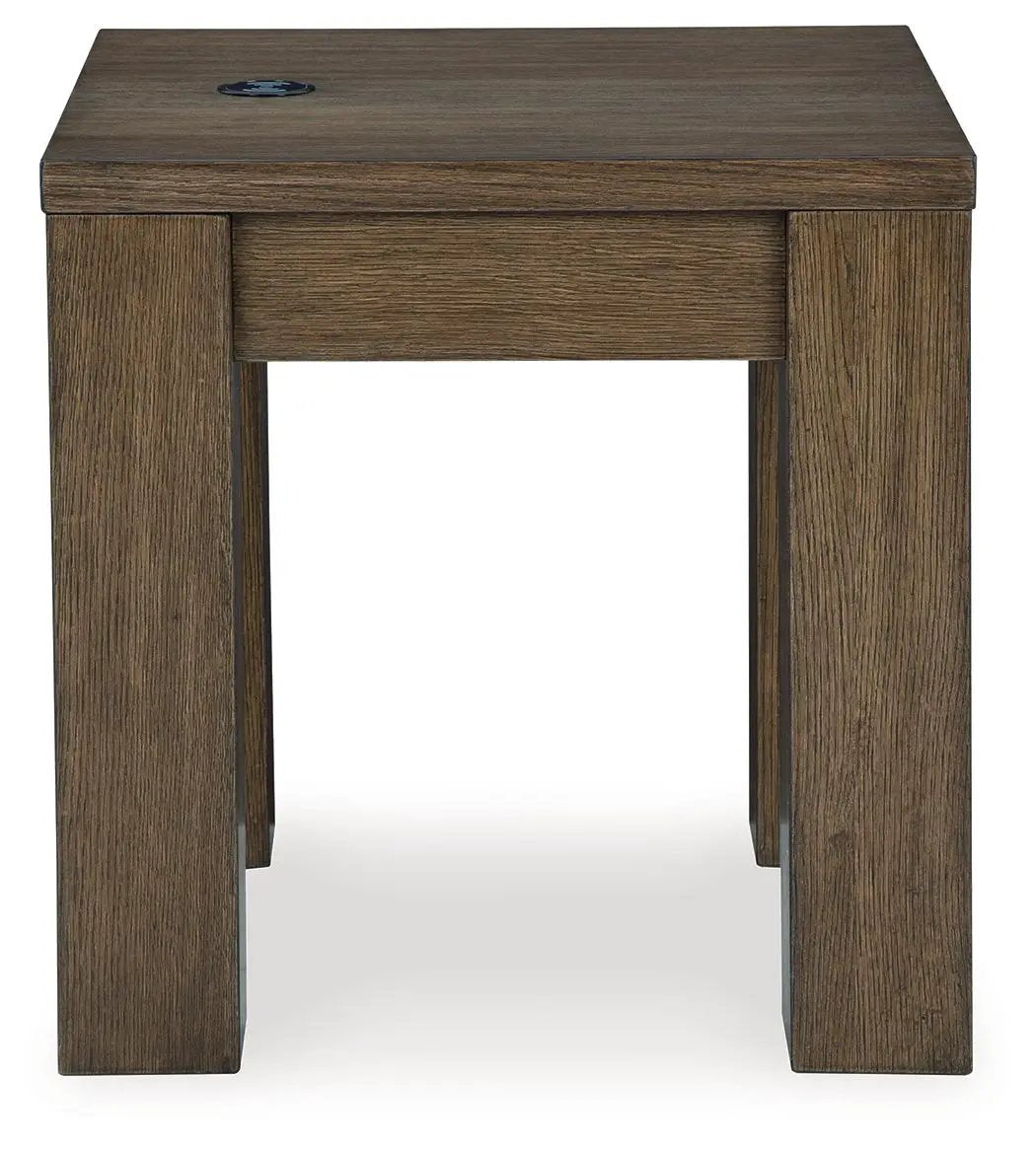 Rosswain - Square End Table - Warm Brown by Unique Piece Furniture