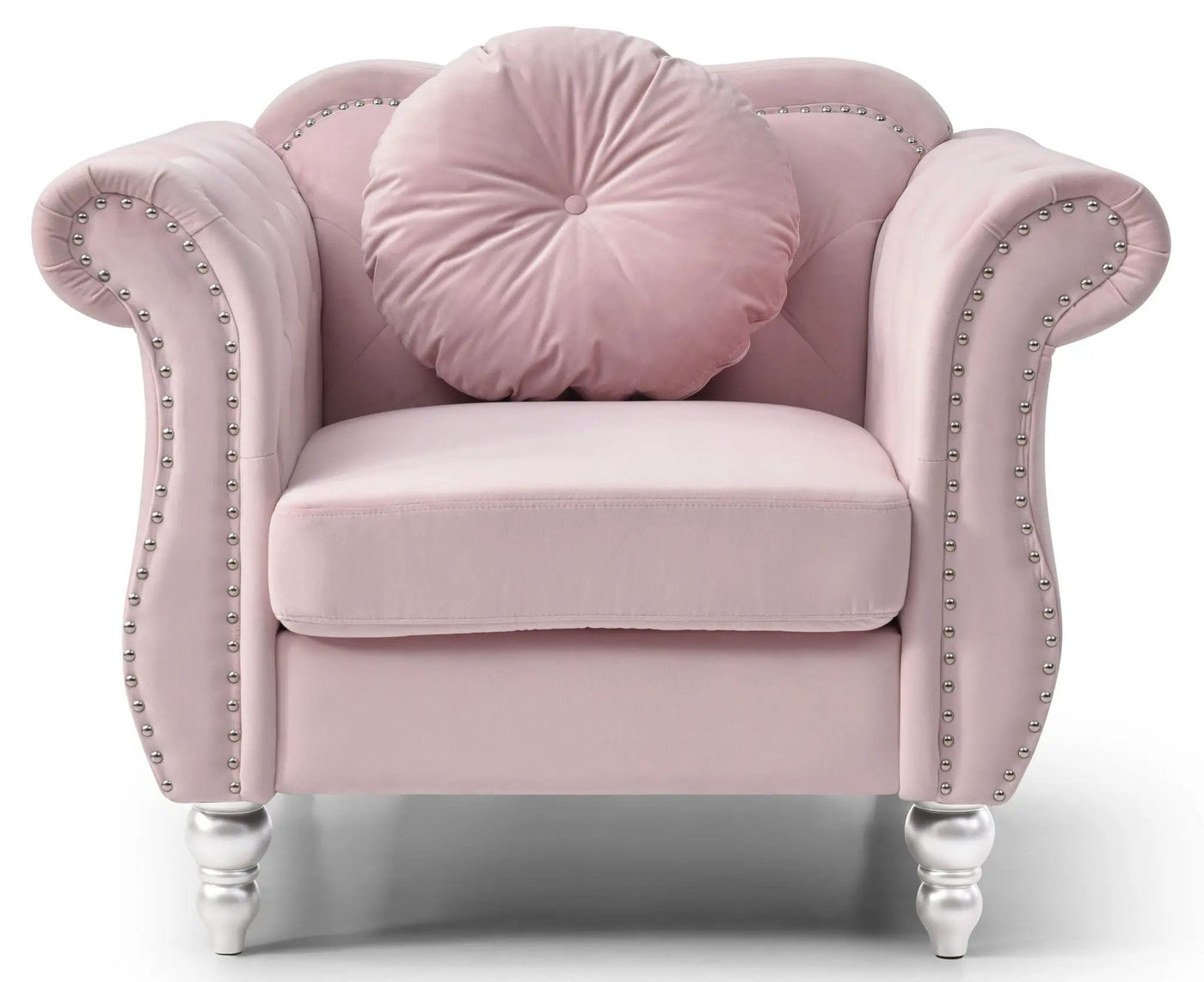 Chic Transitional Flared Arm Chair by HouseOfZazla