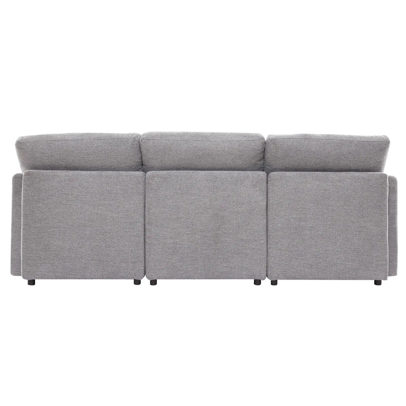 Sectional Sofa Modular U-Shaped With Ottoman & USB Ports by HouseOfZazla