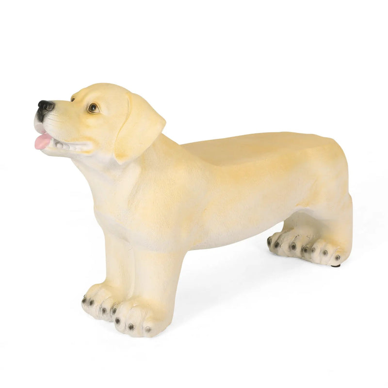 MGO Dog Bench, Outdoor Light Brown, No Assembly Required by HouseOfZazla
