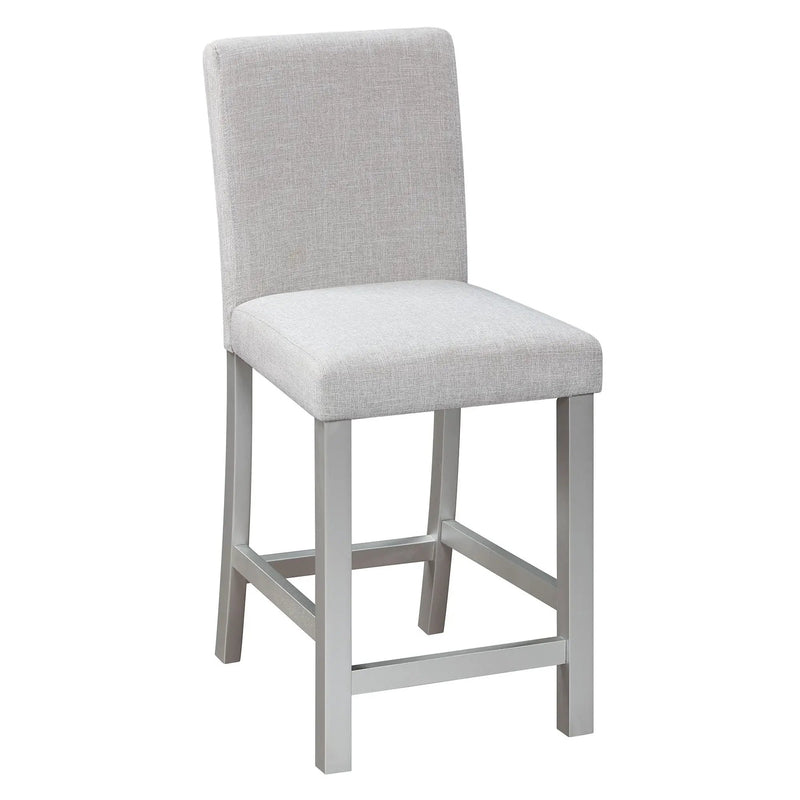5 Piece Counter Height Table Set, Square Table And 4 Upholstered Chairs by Unique Piece Furniture