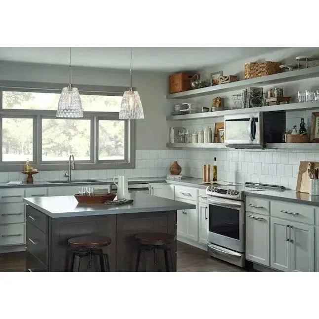 Kichler Brushed Nickel Transitional Clear Glass Cone Mini Pendant Light Item #1048247 by Selzalot