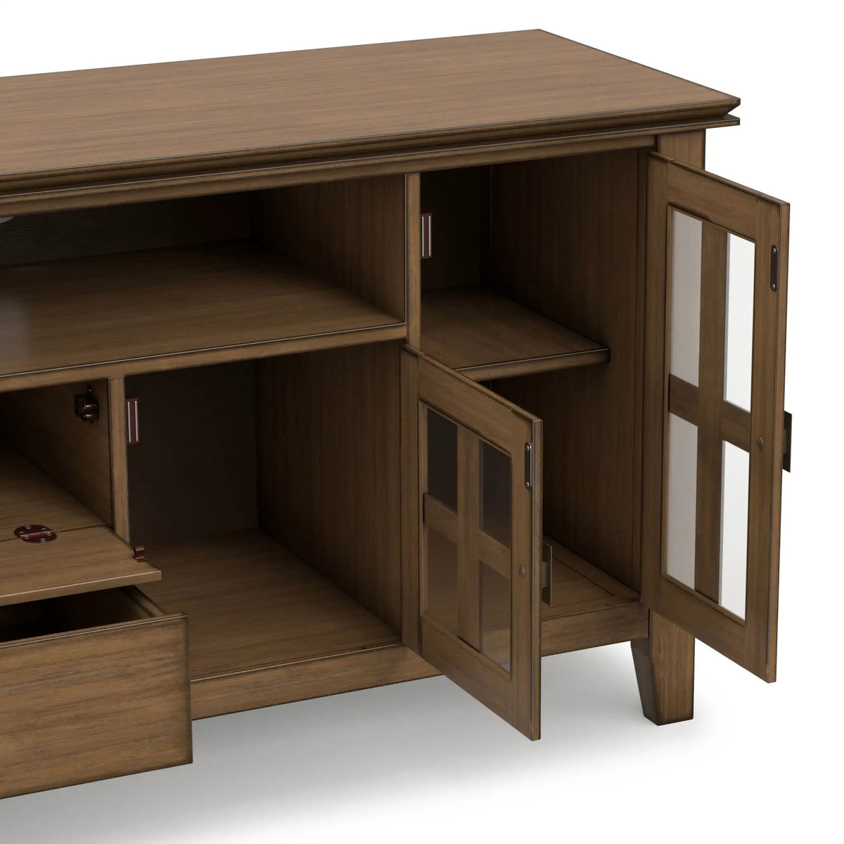 Artisan - TV Media Stand - Rustic Natural Aged Brown, photo 2 of 7