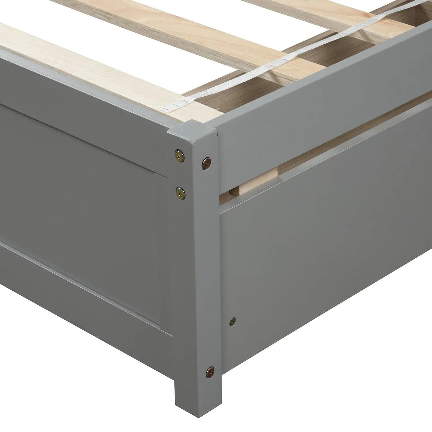 Platform Storage Bed Wood Bed Frame With Two Drawers And Headboard by Unique Piece Furniture