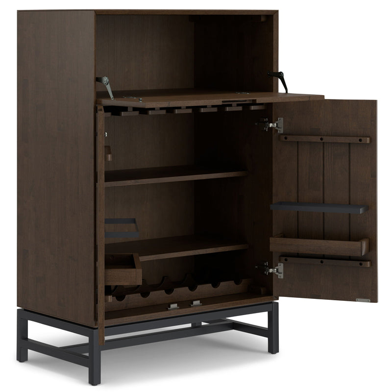 Banting - Bar Cabinet - Walnut Brown by HouseOfZazla