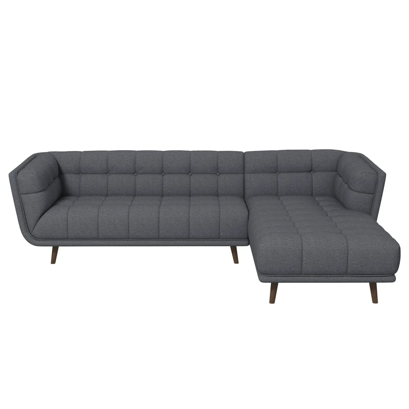 Addison - L Shape Sectional Sofa Tufted by HouseOfZazla