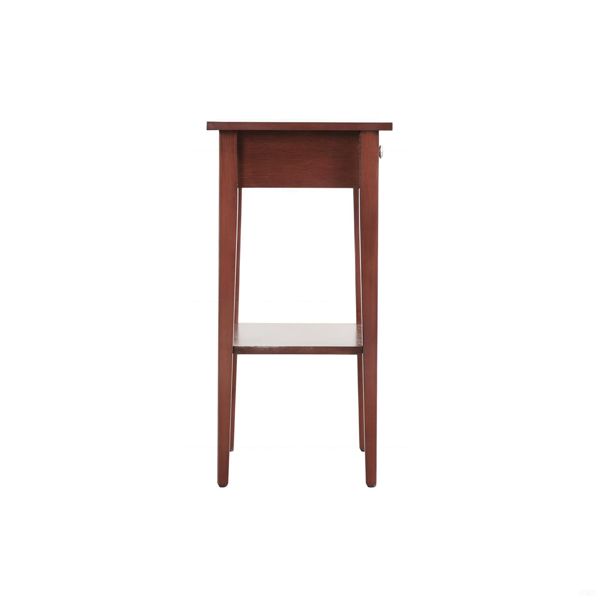 Wood Nightstand with Drawer and Shelf - Multiple Colors, photo 9 of 34