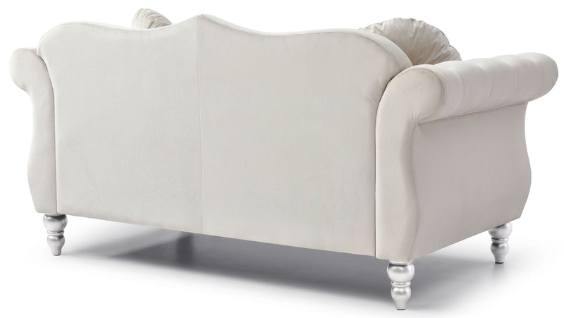 Stylish Flared Arm Loveseat by HouseOfZazla