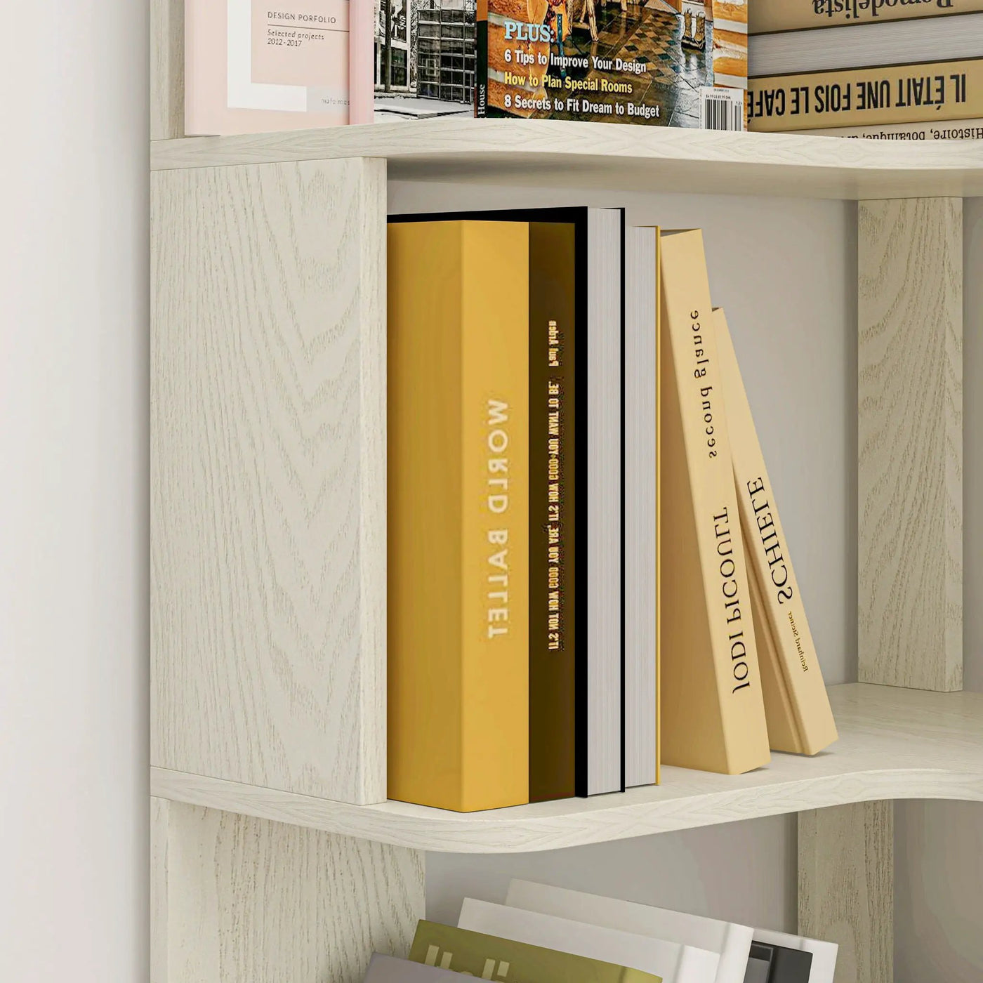 L-Shaped Design Corner Bookshelf by HouseOfZazla