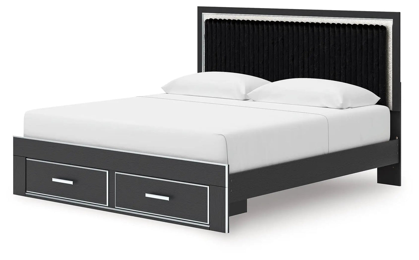 Zuraleus - Upholstered Panel Platform Storage Bed by Unique Piece Furniture