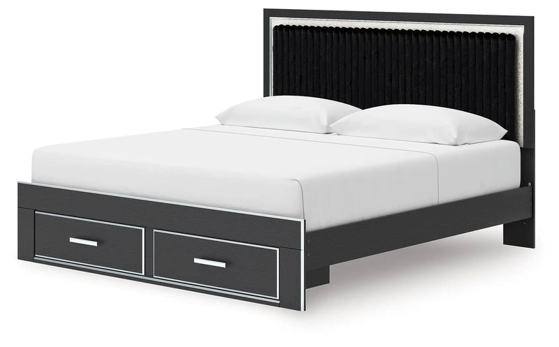 Zuraleus - Upholstered Panel Platform Storage Bed by Unique Piece Furniture