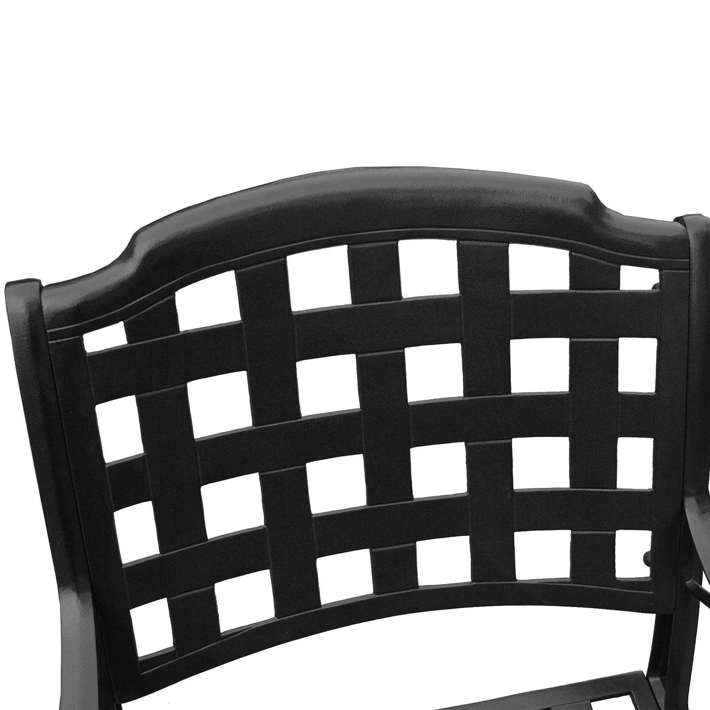 Outdoor Aluminum 5pc Round Patio Dining Set with Four Chairs by Sharicks