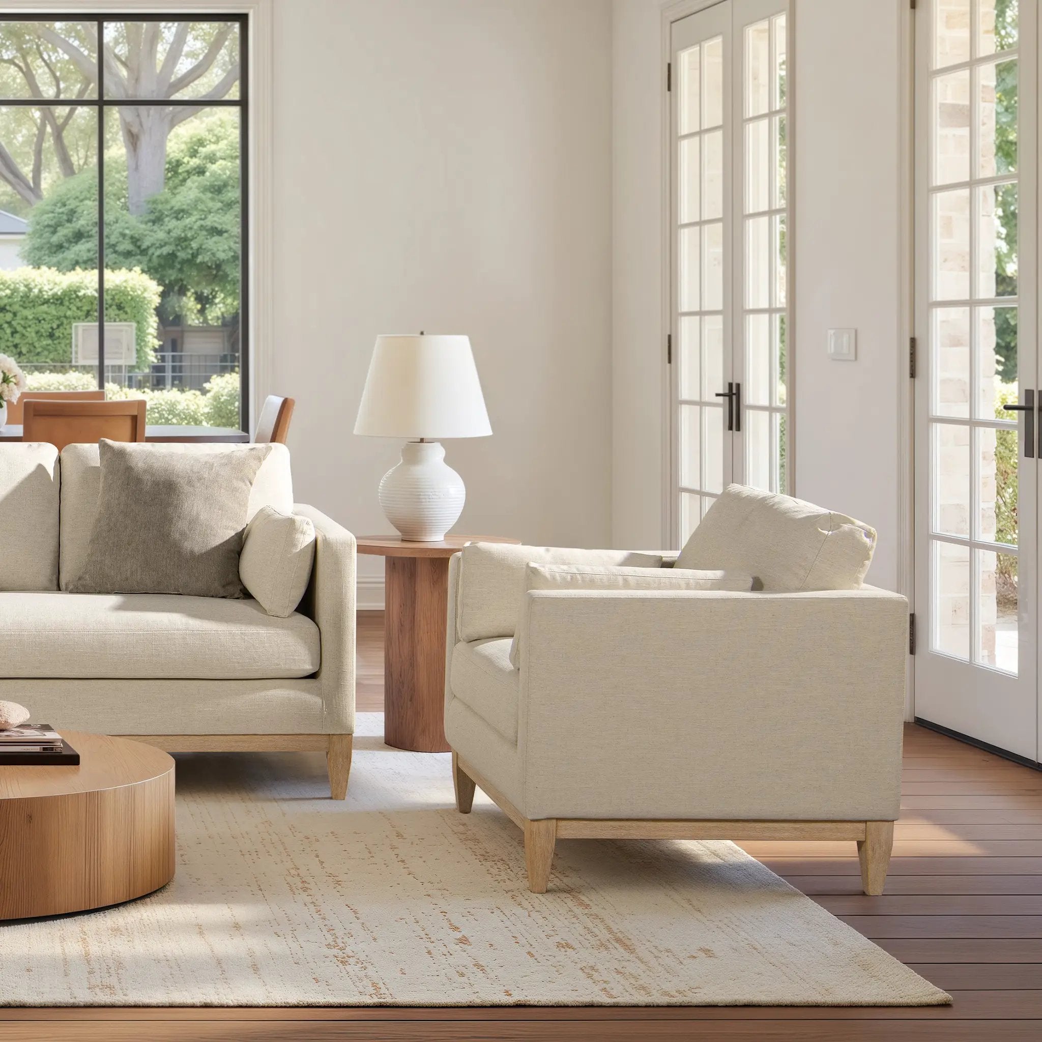 Knox 36" Modern Farmhouse Arm Chair by HouseOfZazla