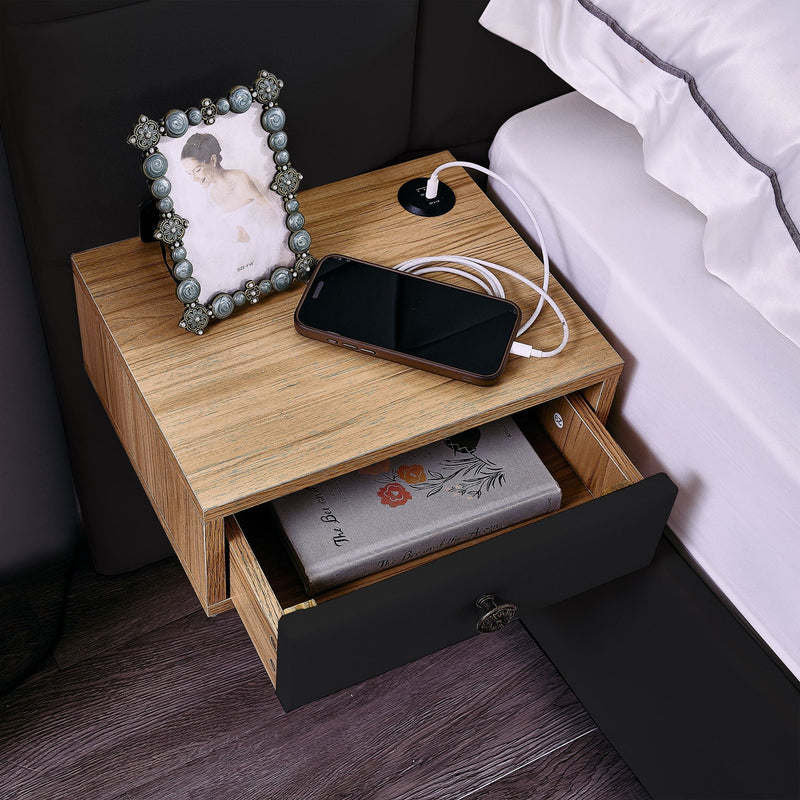 Upholstered Hydraulic Platform Bed With Storage Shelves, Reading Lamps, USB Port by HouseOfZazla