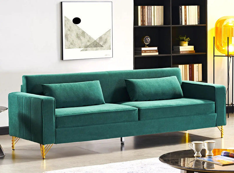 Aesthetic 3 Seater Couch With Classic Modern Appeal And Luxurious Soft Comfort by HouseOfZazla