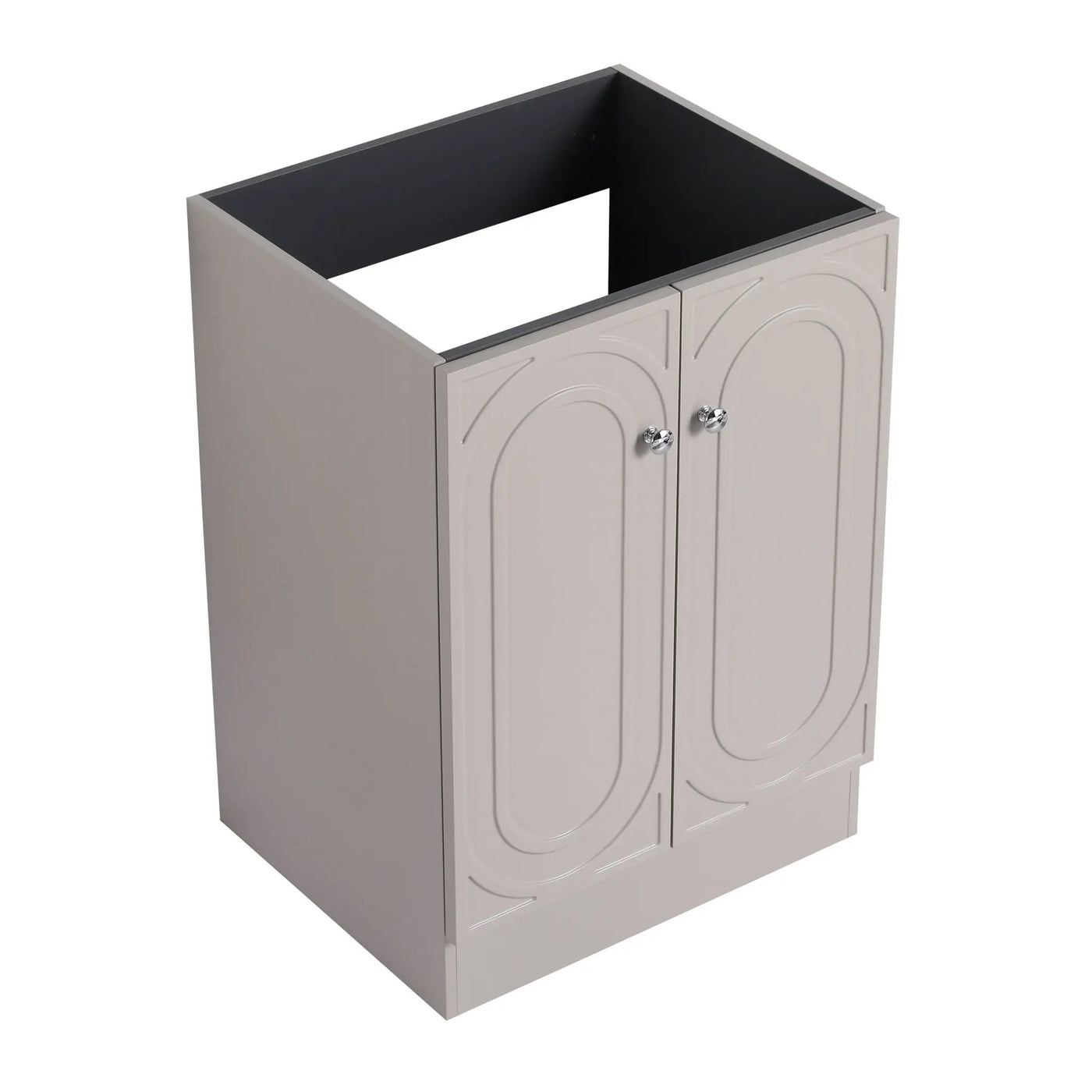 Modern Freestanding Bathroom Vanity With Soft Close Cabinet Doors by HouseOfZazla
