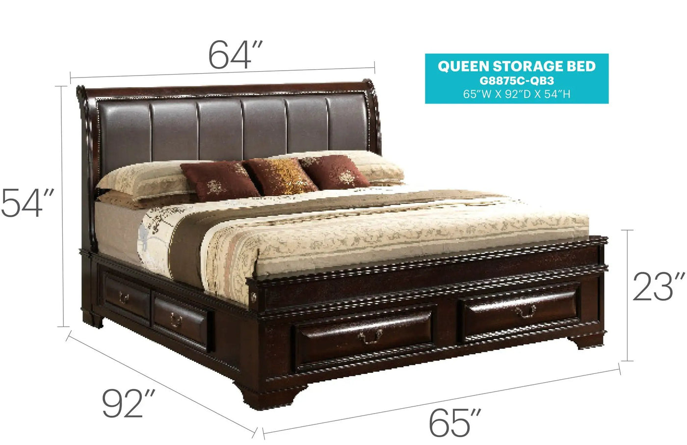 Lavita - Storage Bed by HouseOfZazla