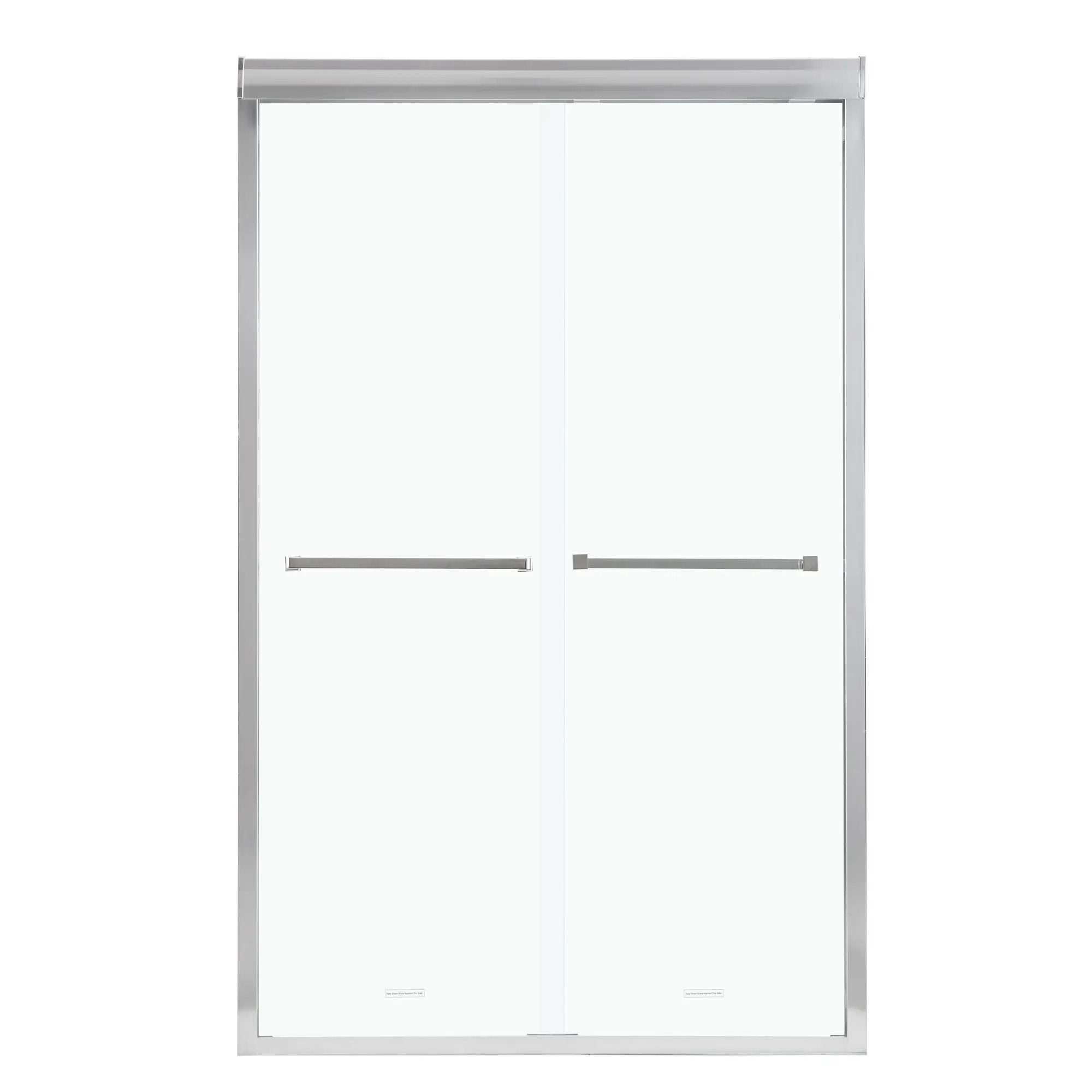 Modern Double Sliding Shower Enclosure, Tempered Glass by HouseOfZazla