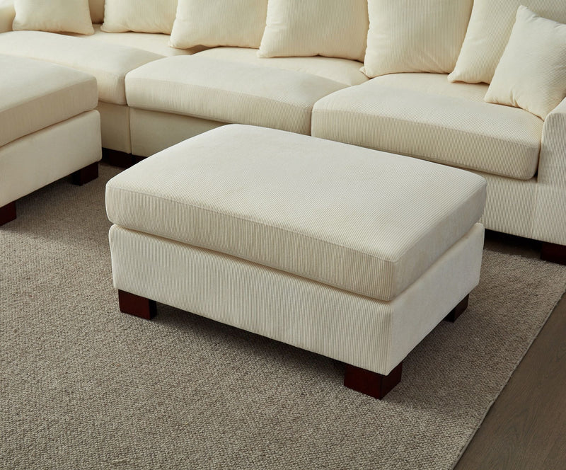 5 Seater Oversized Convertible L & U Shaped Couch by HouseOfZazla