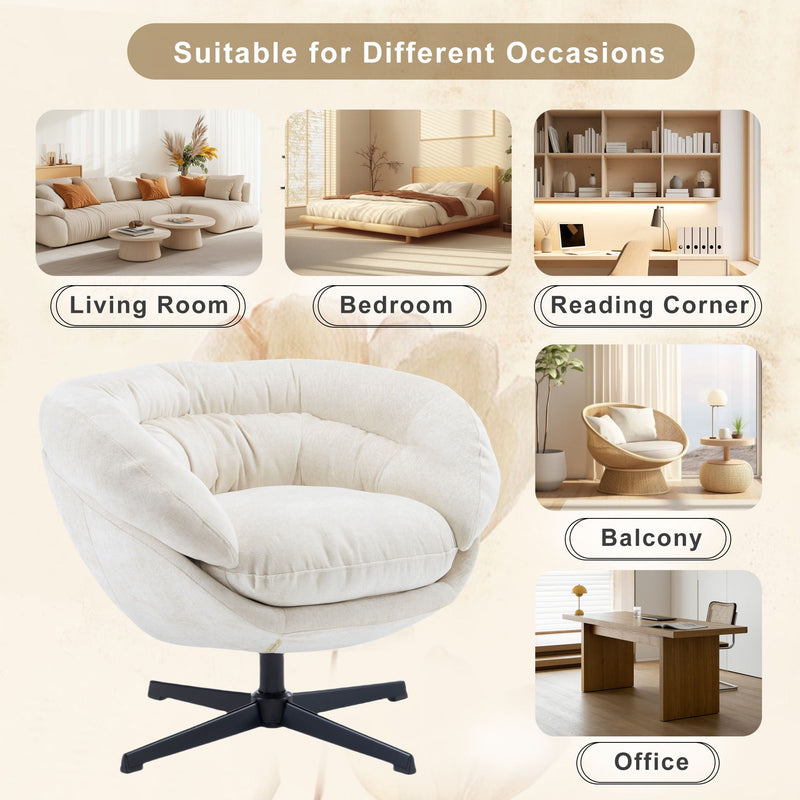 Modern Office Chair With 360 Degree Swivel by HouseOfZazla