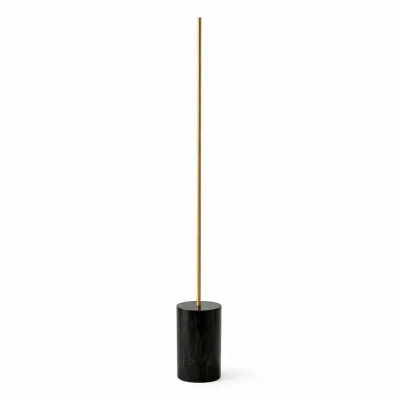Prism - LED Floor Lamp With On / Off Switch Base - Gold / Marble by Unique Piece Furniture
