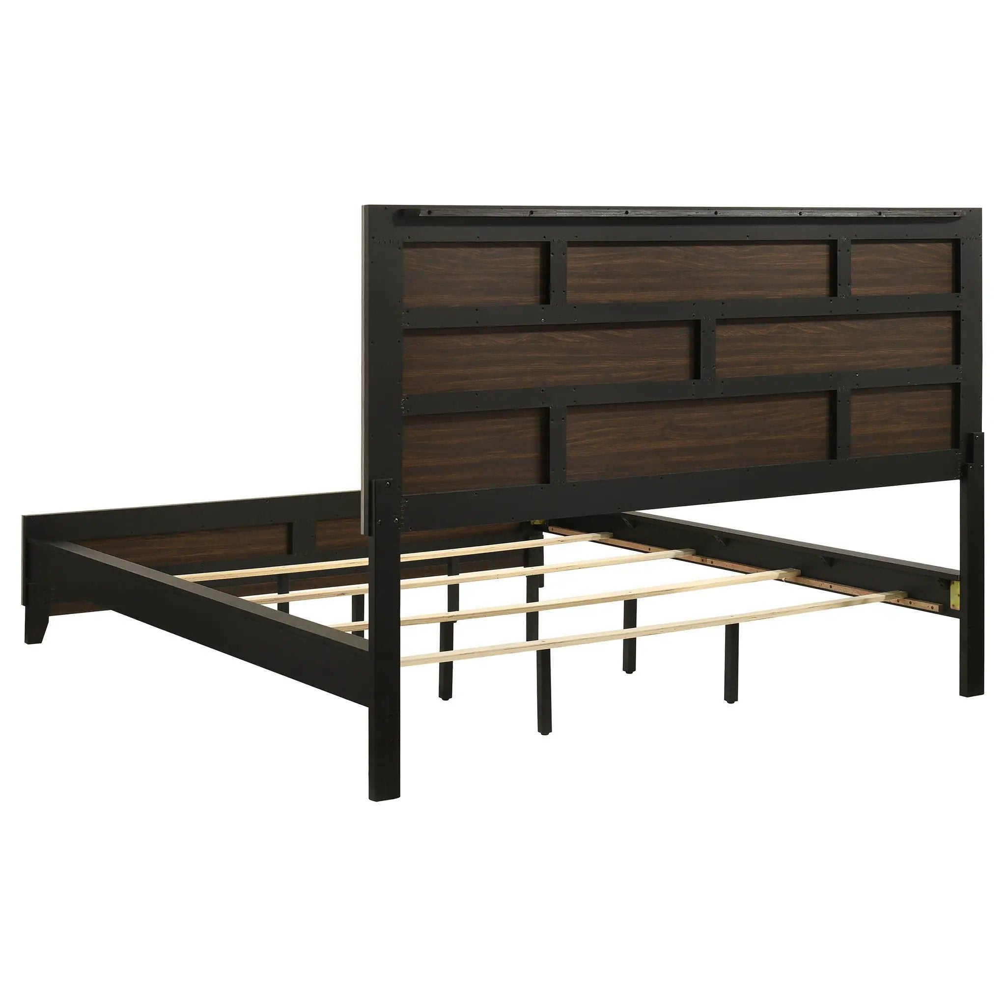 Watson Wood California King Panel Bed Light Taupe by Unique Piece Furniture
