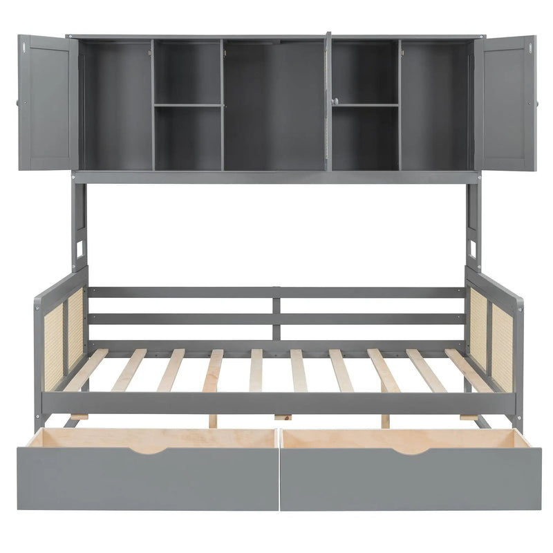 Daybed And All In One Cabinet And Shelf by Unique Piece Furniture