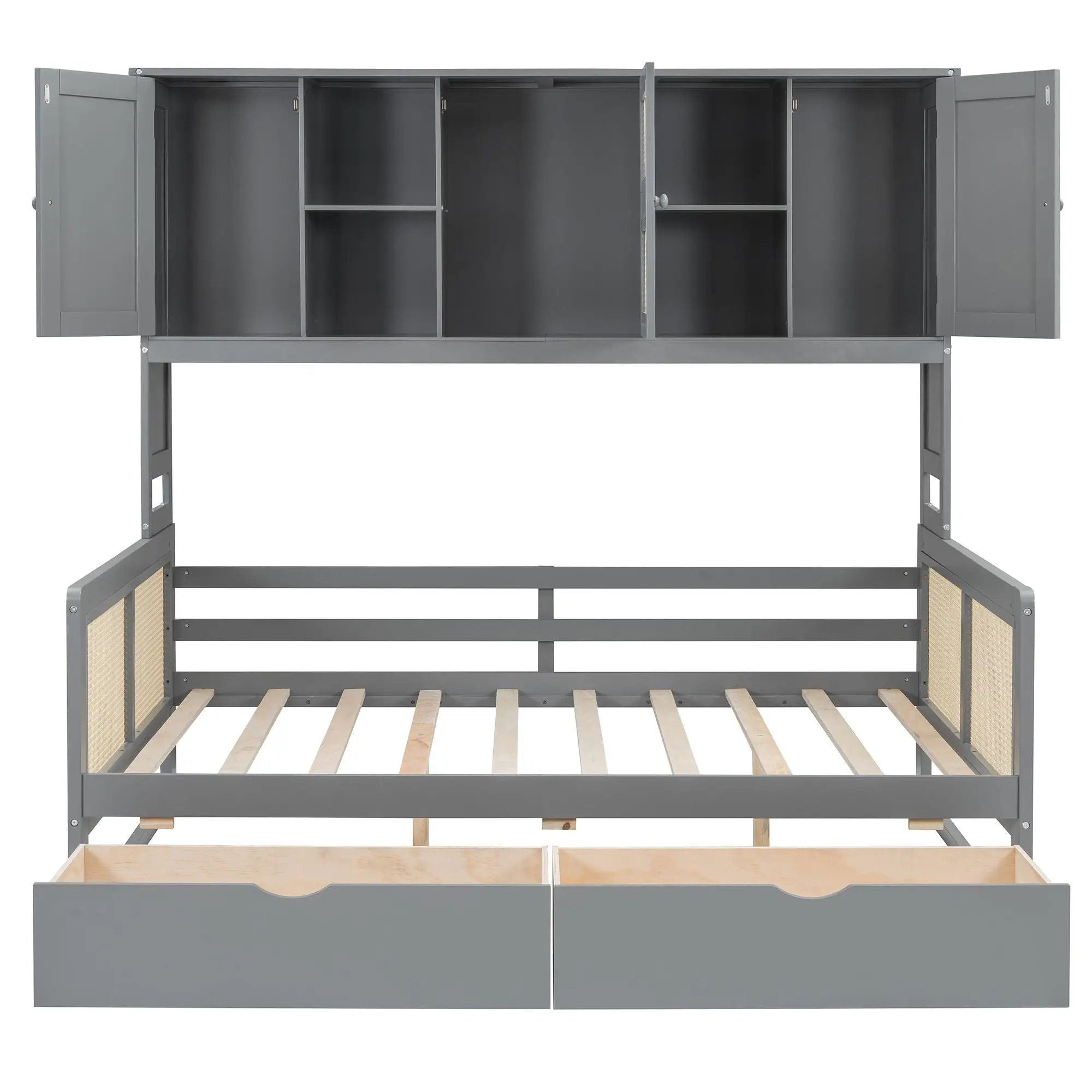 Daybed And All In One Cabinet And Shelf