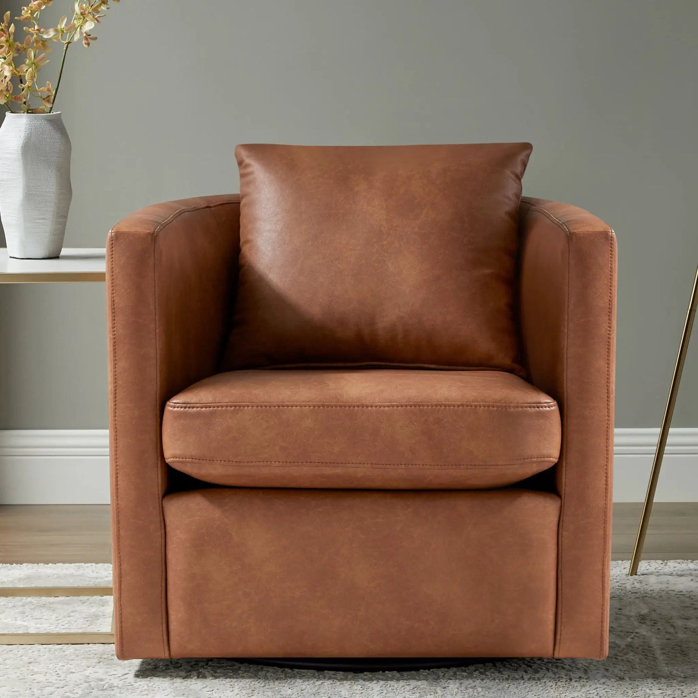 Sutton - Swivel Barrel Chair by HouseOfZazla