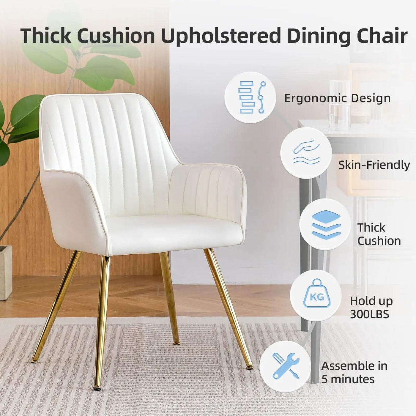 Modern Mid Back Dining Chairs by HouseOfZazla